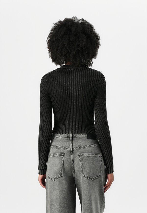 Guess Originals SHIRRED TIE CARDIGAN