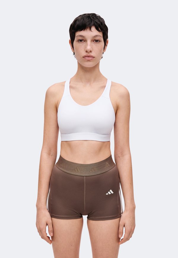 adidas Performance OPTIMÉ ESSENTIALS WORKOUT HIGH SUPPORT BRA - High support sports bra - frozen purple