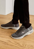 Skechers GO WALK ARCH FIT 2.0 - Trainers - charcoal/red