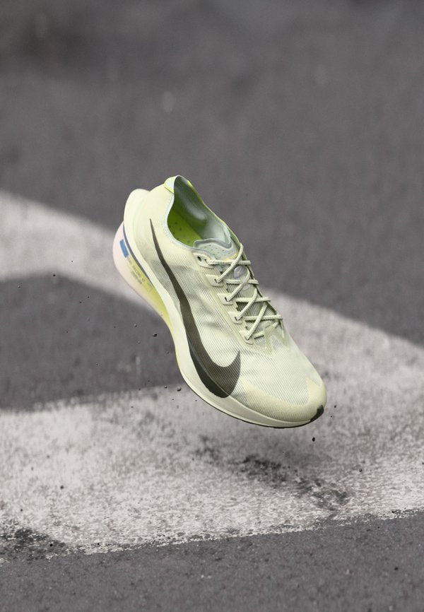 Nike Performance VAPORFLY 4 - Road running shoes - sea glass/sequoia/ultralime/phantom/iron purple/citron tint