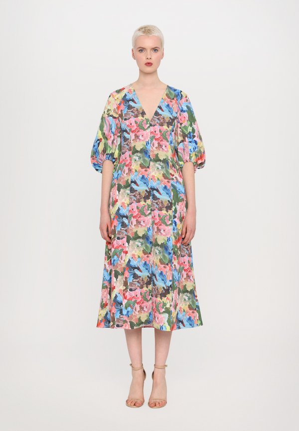 Stine Goya STRUCTURE SLEEVE MIDI DRESS