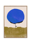Poster and Frame BLUE FLOWER