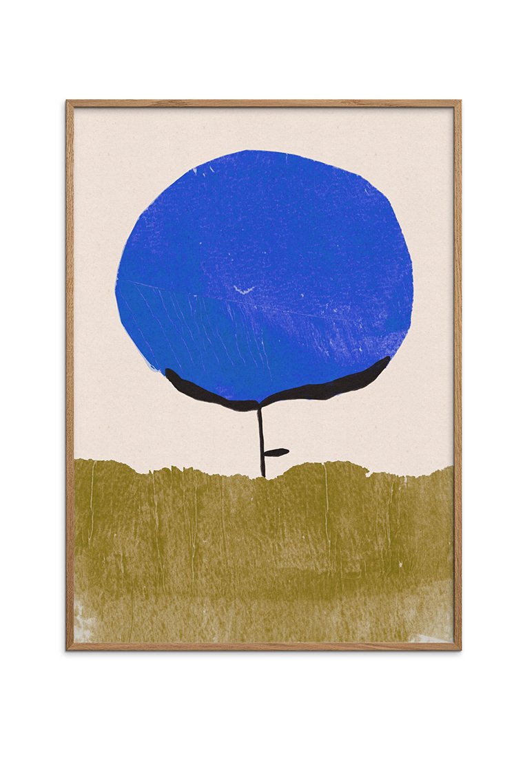 Poster and Frame BLUE FLOWER
