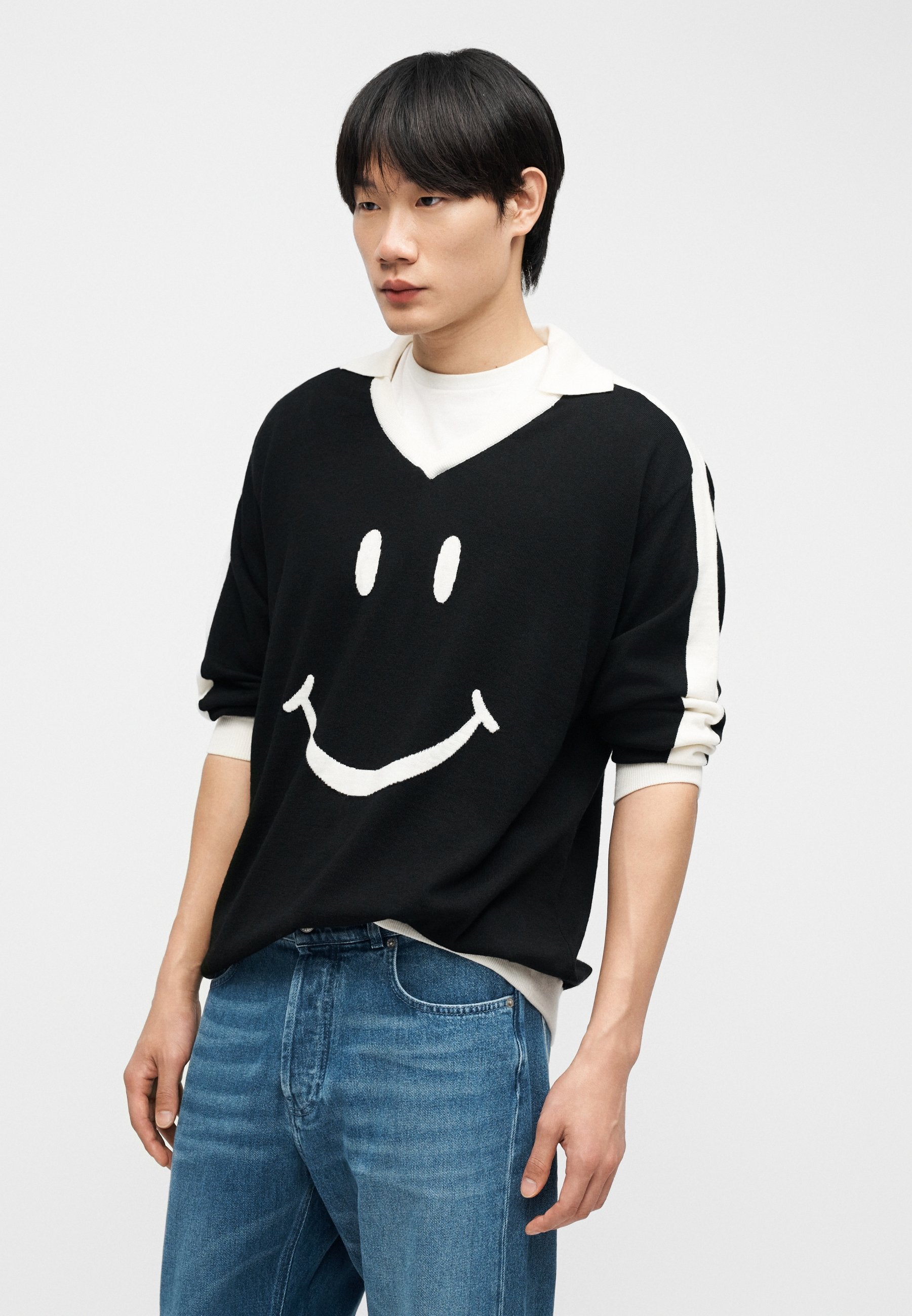 MOSCHINO SMILEY MAGLIA