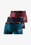 s.Oliver 3 PACK - Trunks - petrol  navy  bordeaux