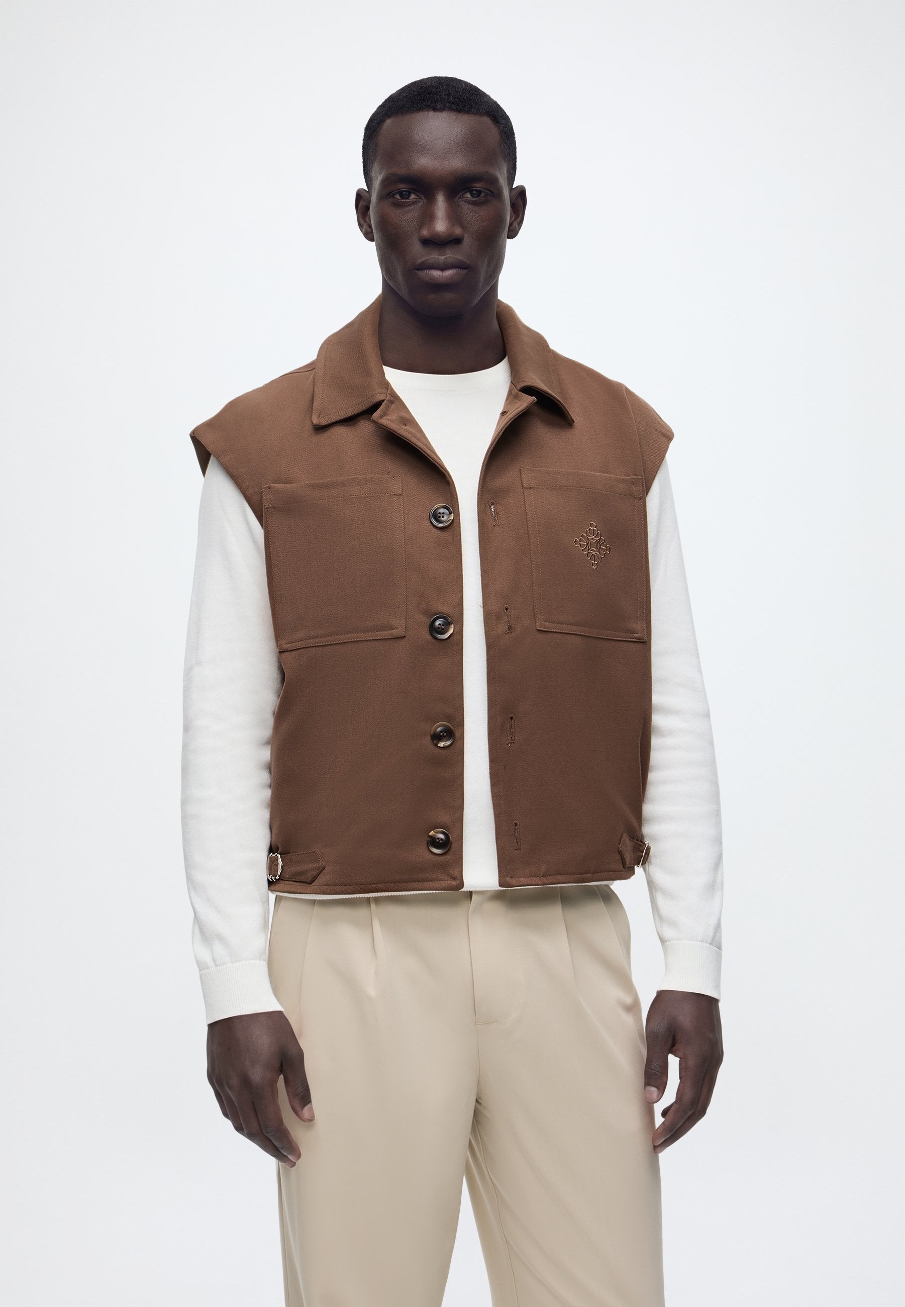Heathe BADIGA SLEEVELESS EMBORIDERED JACKET