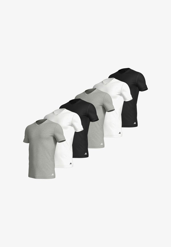 adidas Sportswear 6ER PACK ACTIVE CORE KURZARM - Undershirt - mehrfarbig