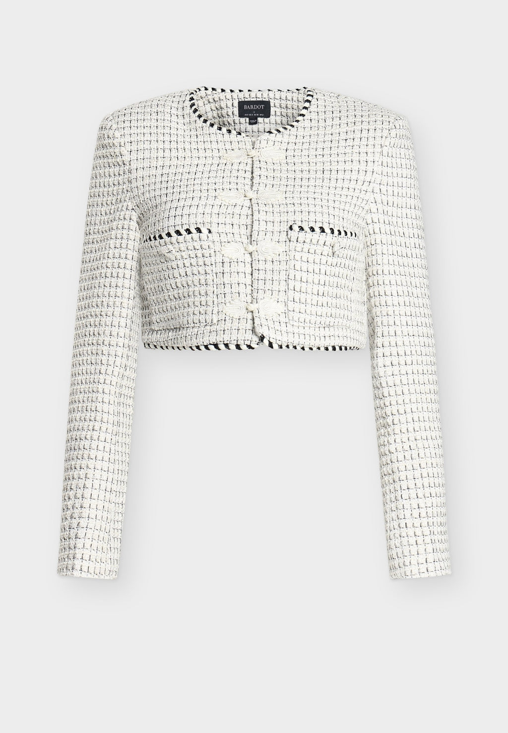 Bardot FLORINE CROPPED BOUCLE JACKET