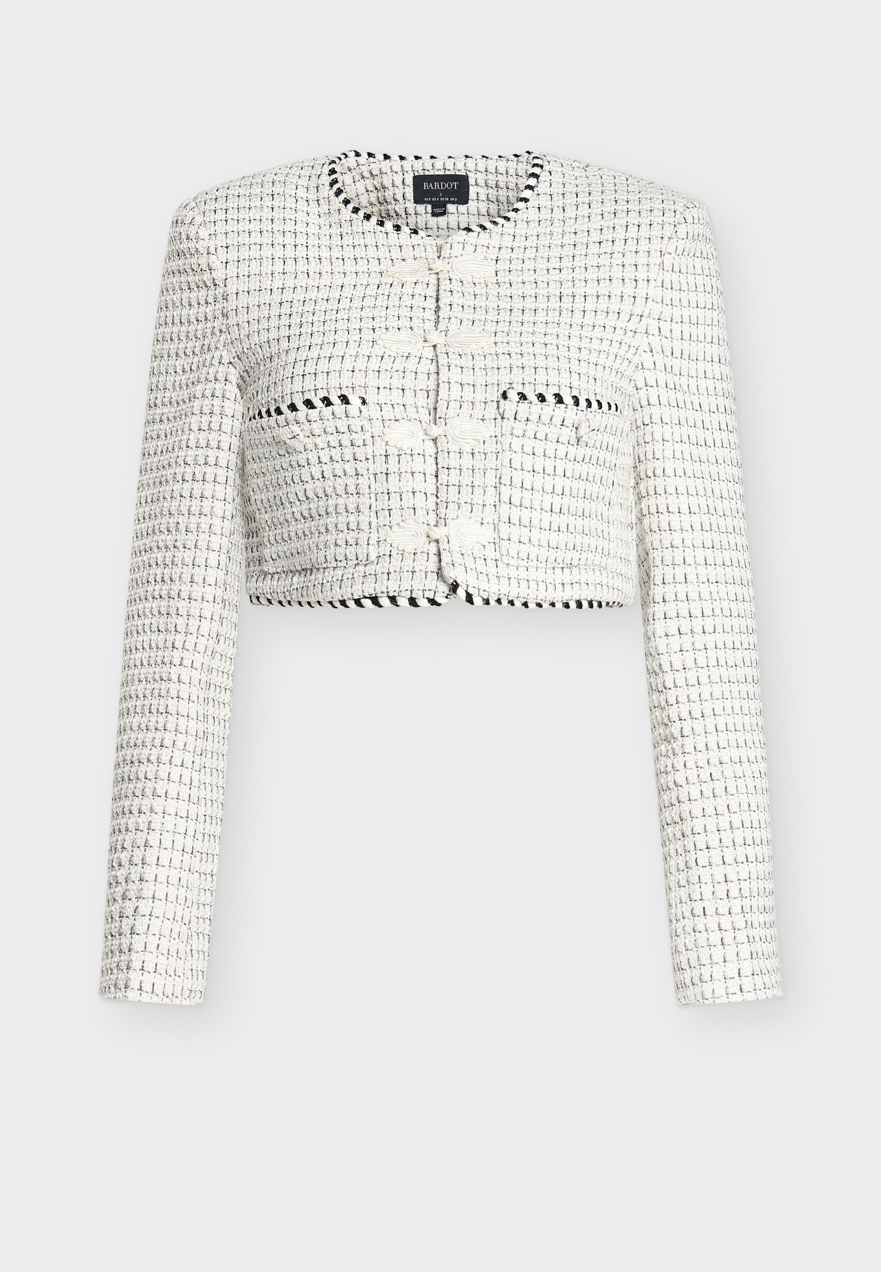 Bardot FLORINE CROPPED BOUCLE JACKET