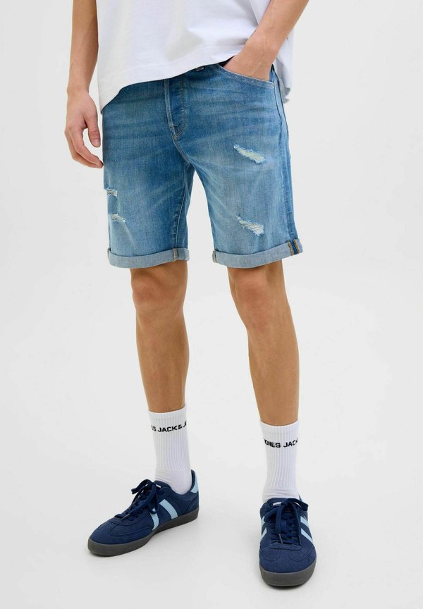 Jack & Jones Denim Regular Fit - Denim shorts - blue denim