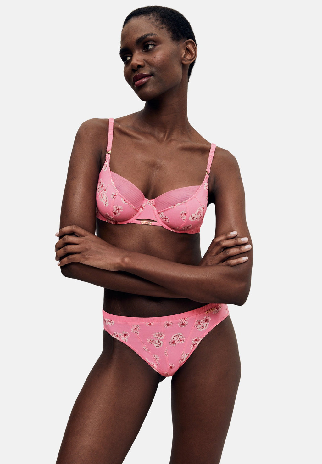 Marks & Spencer FLORAL PRINT HIGH LEG KNICKERS