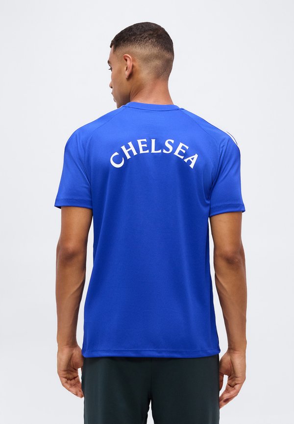 Nike Performance CFC - Sports T-shirt - bright blue/midwest gold-coloured/white