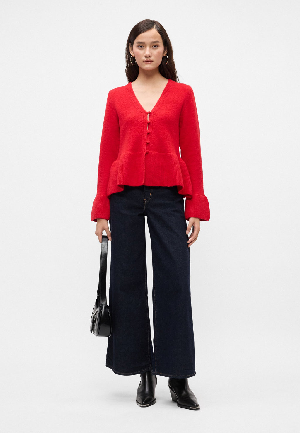Gina Tricot PEPLUM CARDIGAN