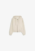 Bershka BASIC ZIP-UP SWEATSHIRT. - Zip-up sweatshirt - stone