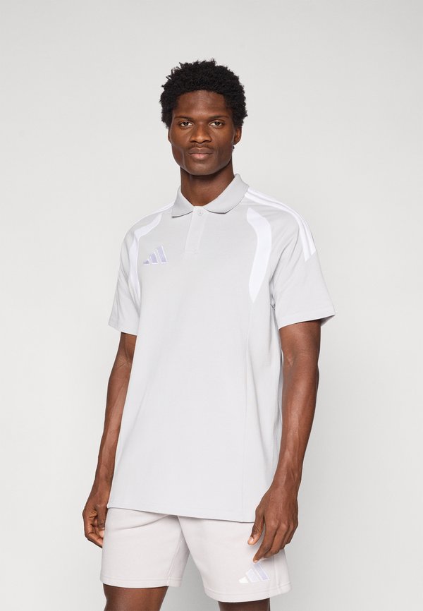 adidas Performance TIRO26 LEAGUE - Polo shirt - team light grey/white