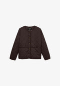 Vero Moda QUILTED JACKET VMOLIVIA JACKET - Light jacket - chocolate torte