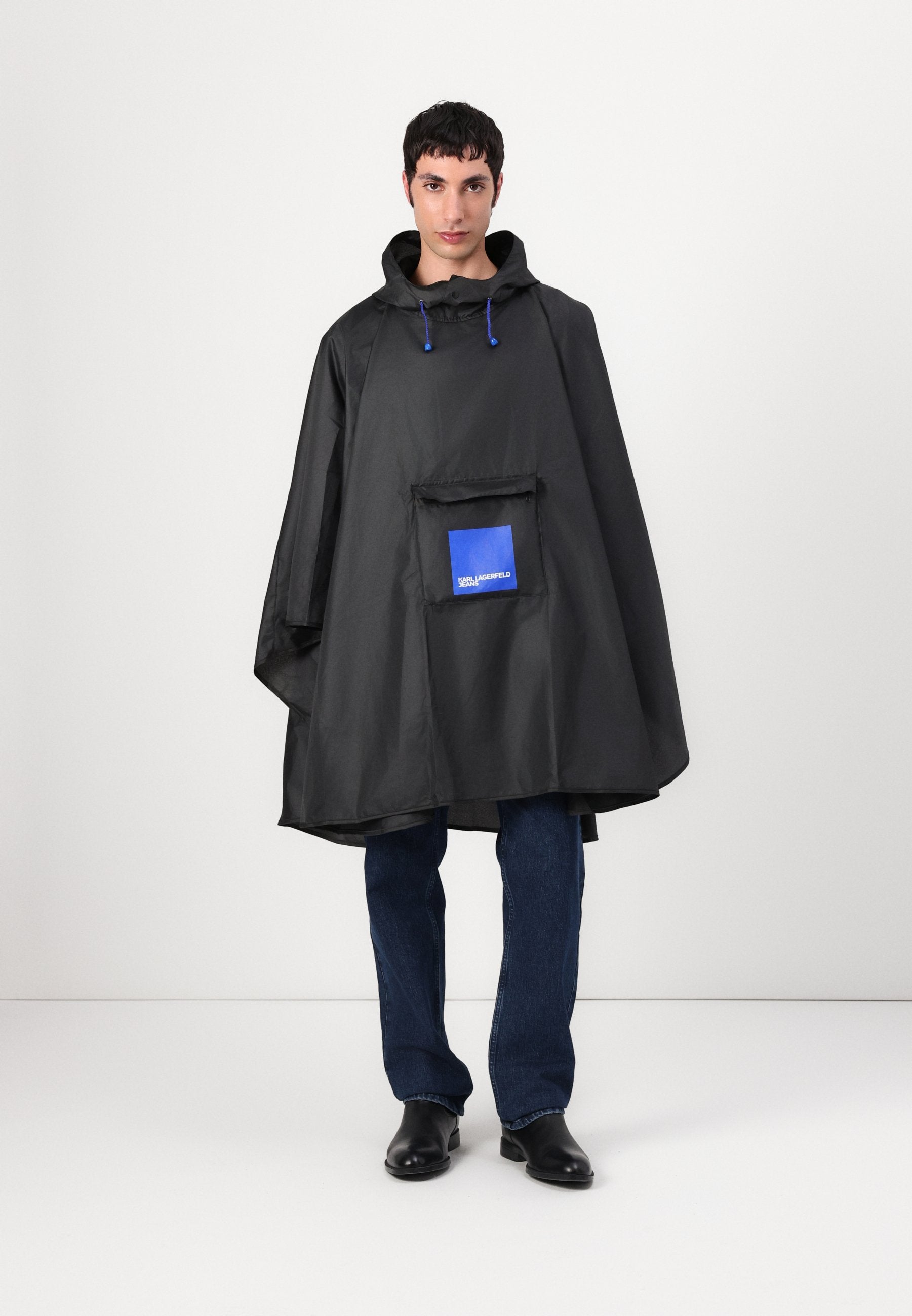 BOX LOGO HOODED PONCHO Media 2