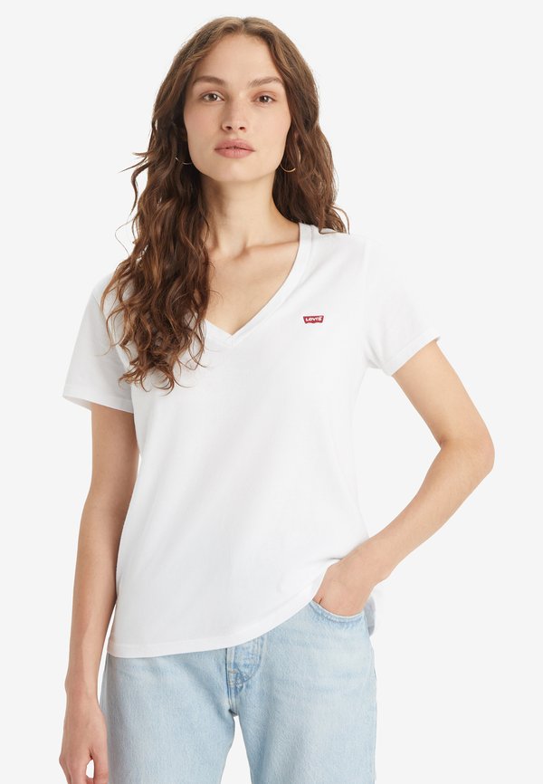 Levi's® PERFECT VNECK - Basic T-shirt - white