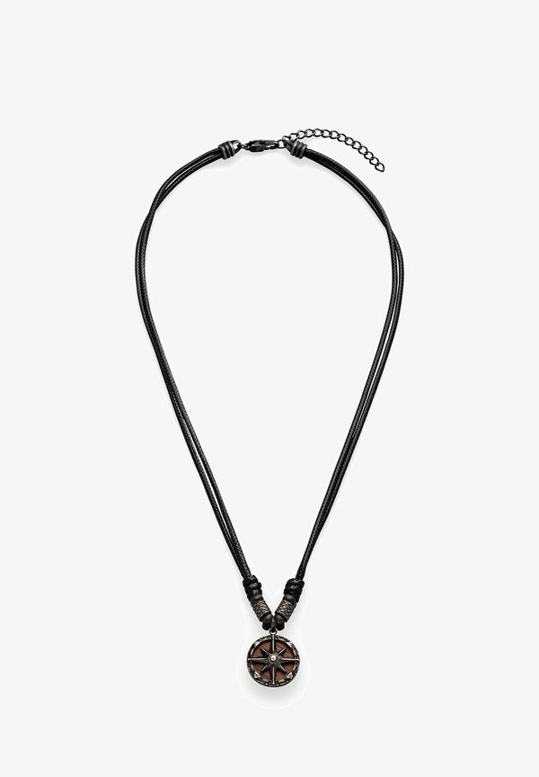 s.Oliver COMPASS - Necklace - gun