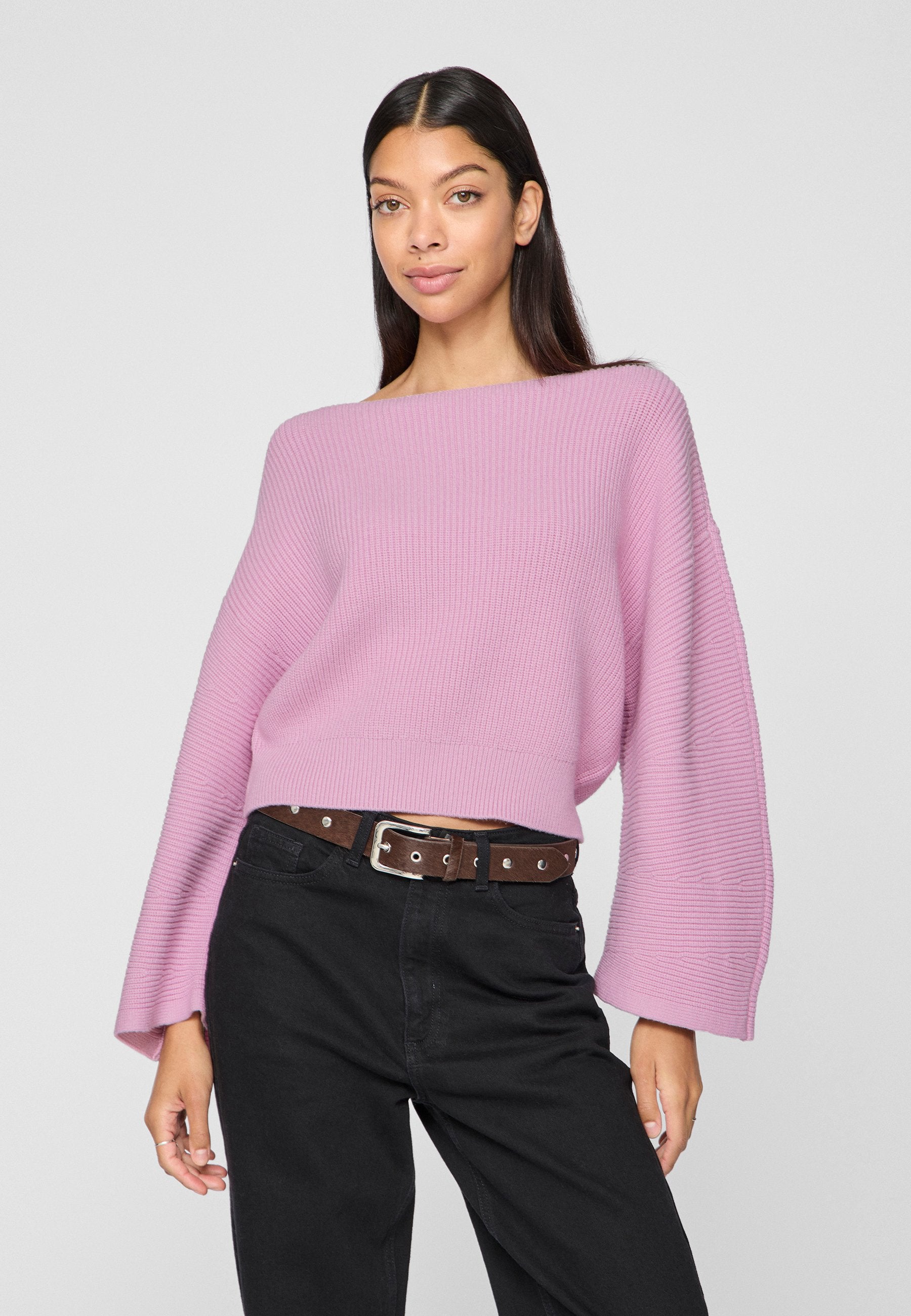 VILA Knitted Boatneck