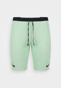 Nike Performance M NK DFADV AROSWFT BF HTIGHT - Short running tights - lime blast/steam/light silver-coloured/black