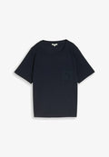 TOM TAILOR TOM TAILOR T-SHIRT BOXY FIT T-SHIRT MIT BRUSTTASCHE - Basic T-shirt - sky captain blue