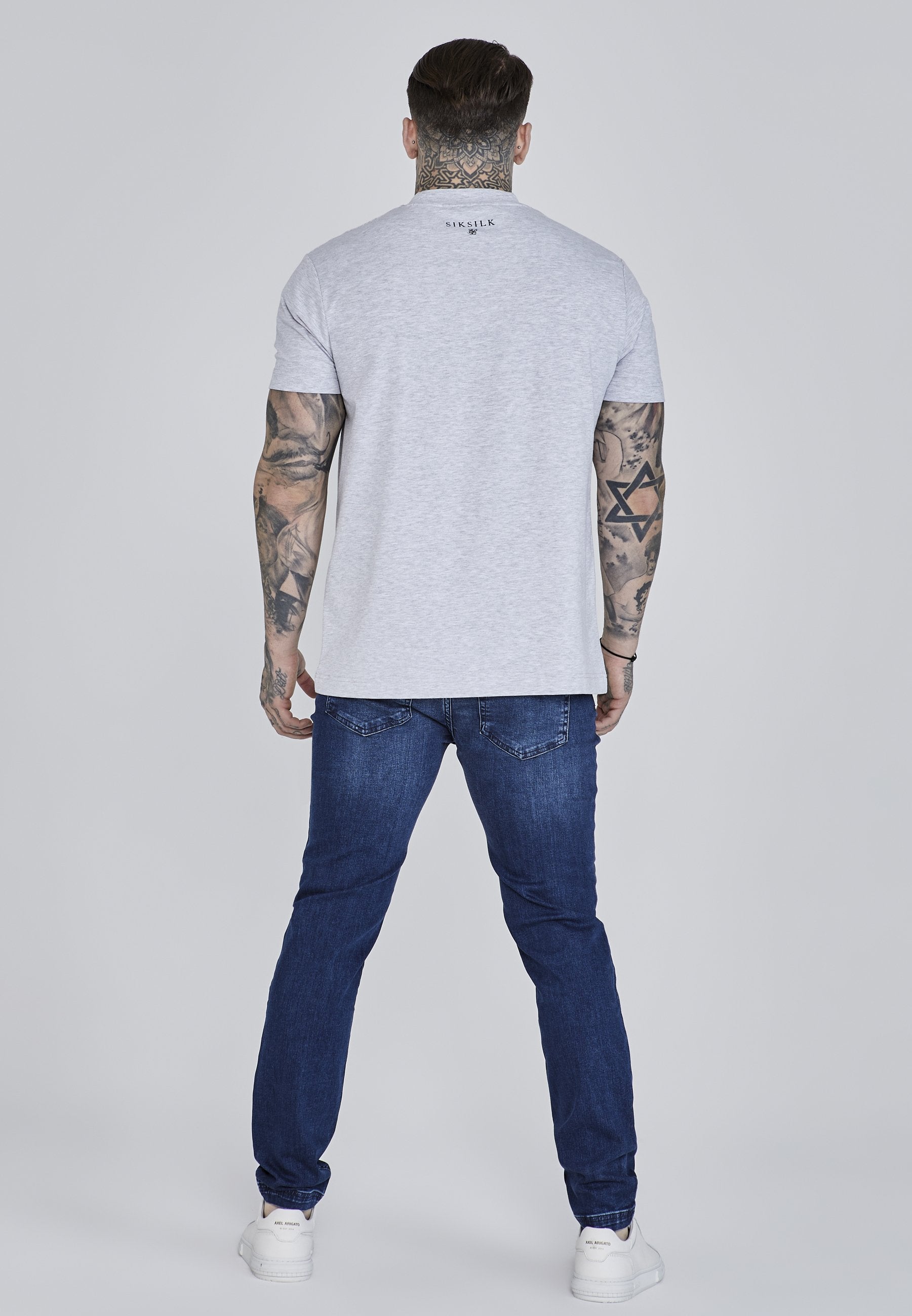 SIKSILK ESSENTIAL DISTRESSED SLIM