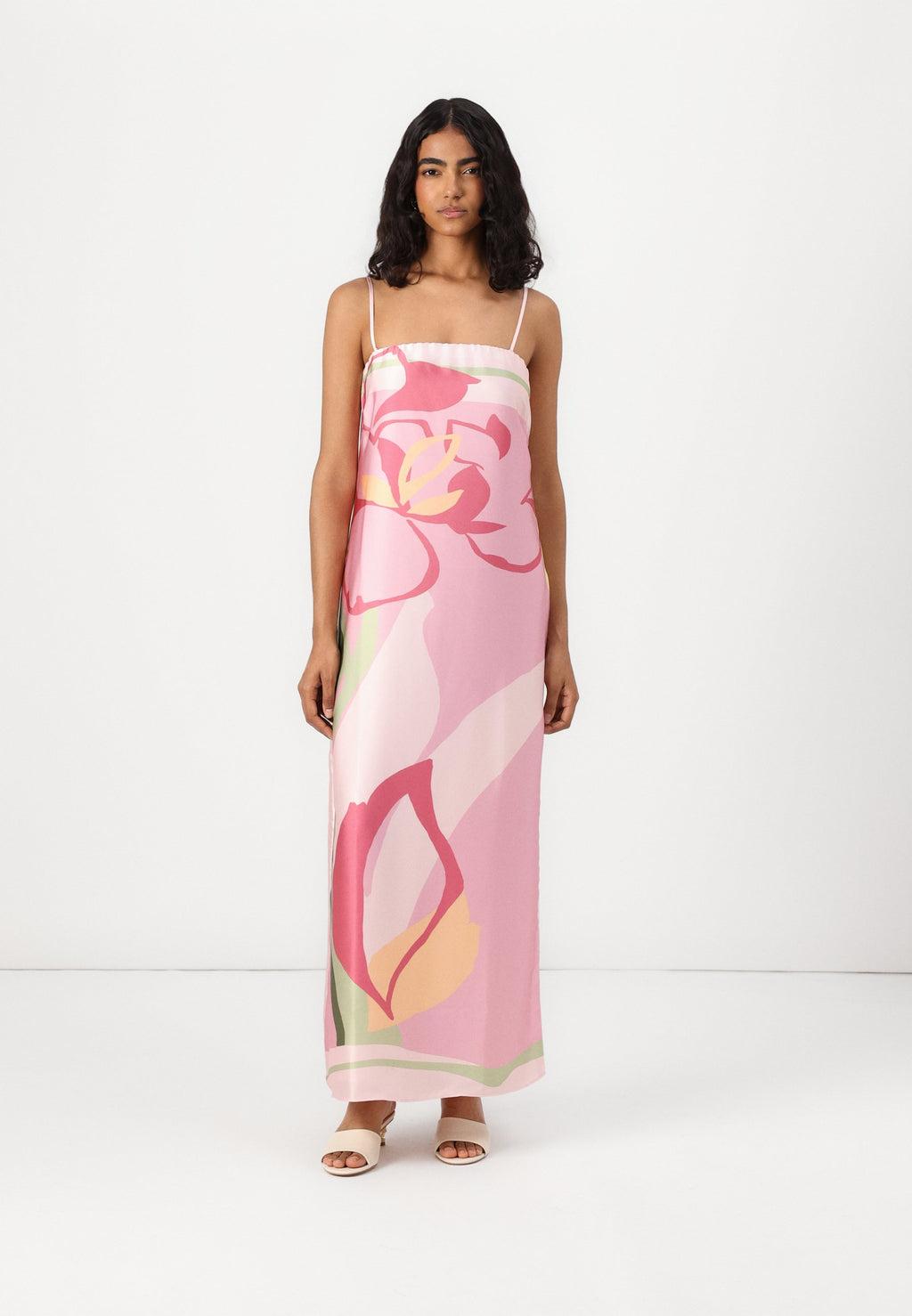Abercrombie & Fitch STRAPLESS SLIP MAXI