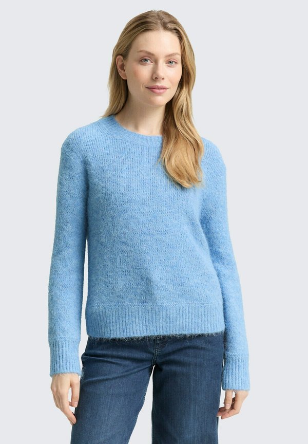 TOM TAILOR Jumper - light fjord blue melange