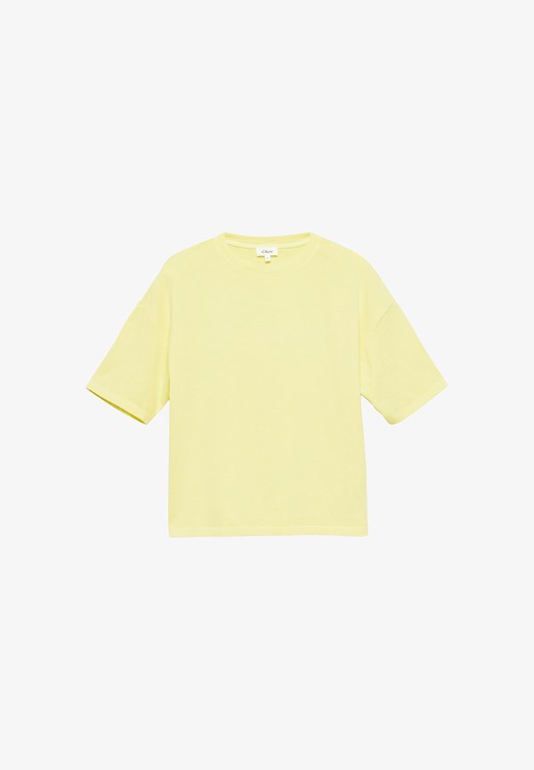 s.Oliver T-SHIRT - Basic T-shirt - hellgelb