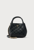 Guess JULIET MINI SATCHEL - Handbag - black