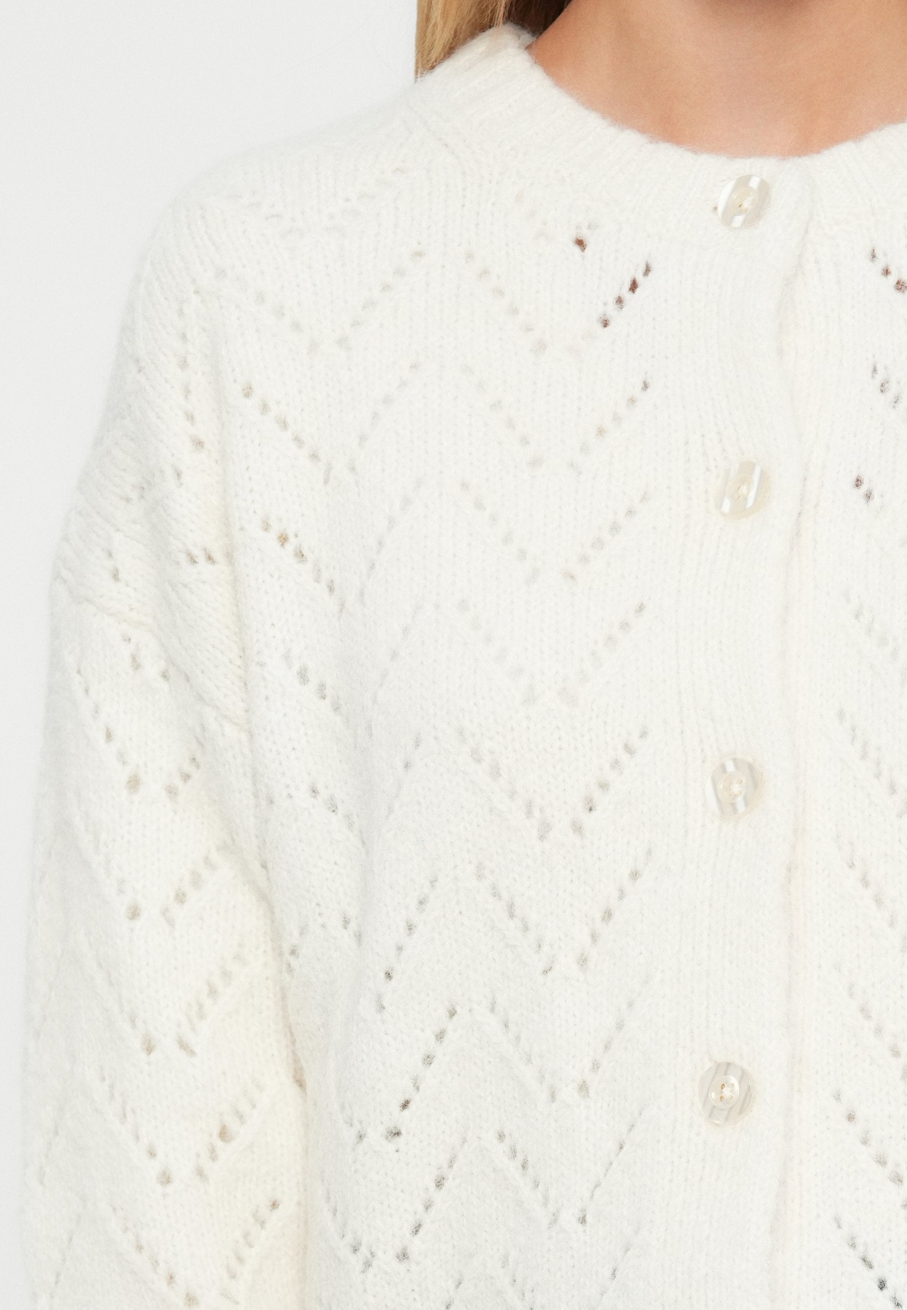 GAP FUZZY TEXTURE CARDI