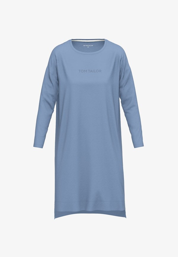 TOM TAILOR Nightie - blau mittel uni