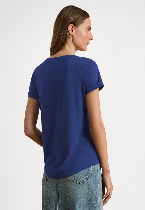 Lauren Ralph Lauren EMBROIDERED-LOGO COTTON-MODAL JERSEY TEE