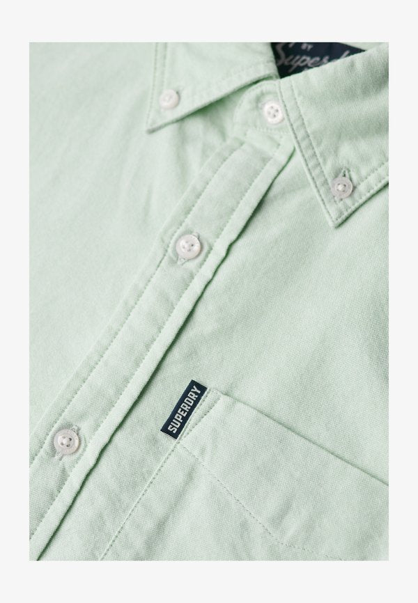 Superdry & Co OXFORD SHORT SLEEVE - Shirt - light green