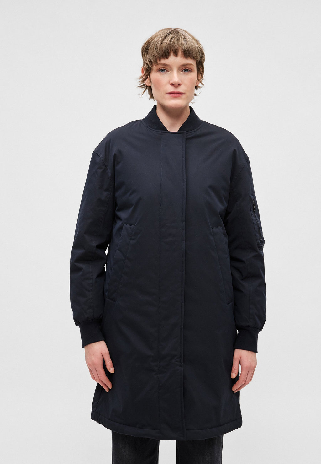 Marc O'Polo COAT LIGHT PADDED DETAILS WELTS
