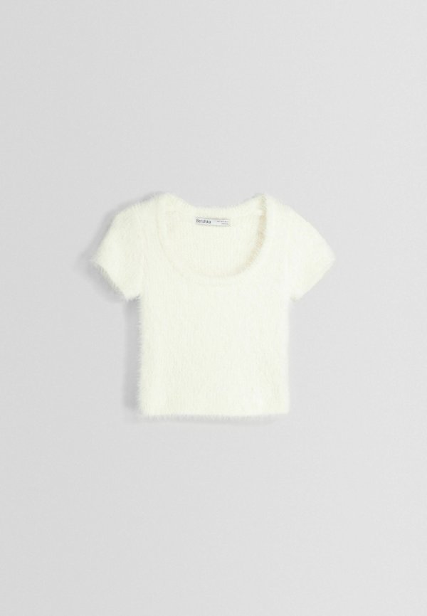 Bershka SHORT SLEEVE FUZZY