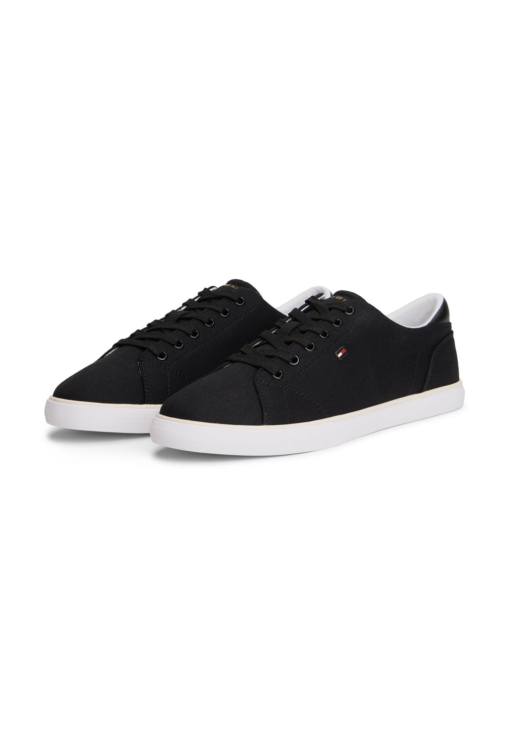 LOW PROFILE CANVAS LACE-UP TRAINERS Media 2