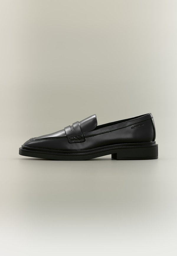 Calvin Klein SQUARE LOAFER  - Slip-ons - triple black