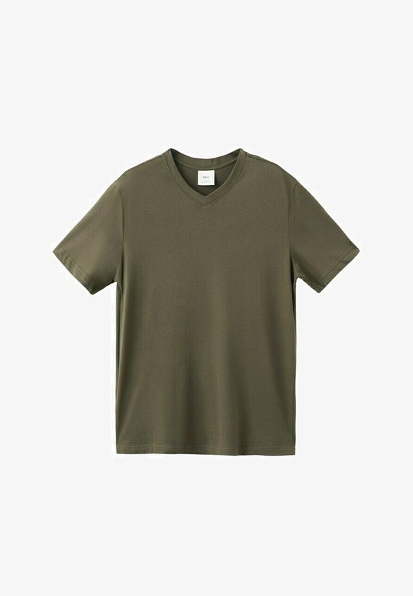 Mango Basic T-shirt - khaki