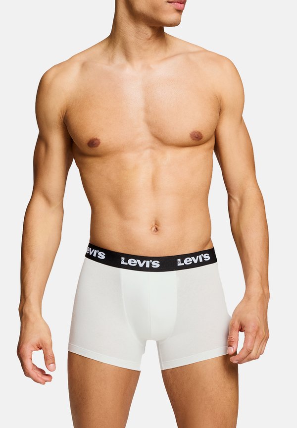 Levi's® LEVIS HERREN BOXERSHORTS REPEAT LOGO BOXER UNTERWÄSCHE PANTS 4-ER PACK  - Trunks - white   black