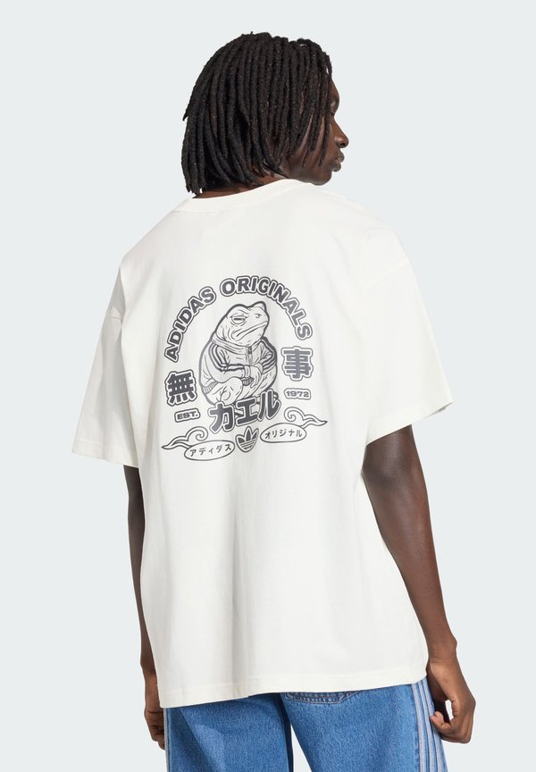 adidas Originals FROG TEE - Print T-shirt - off white