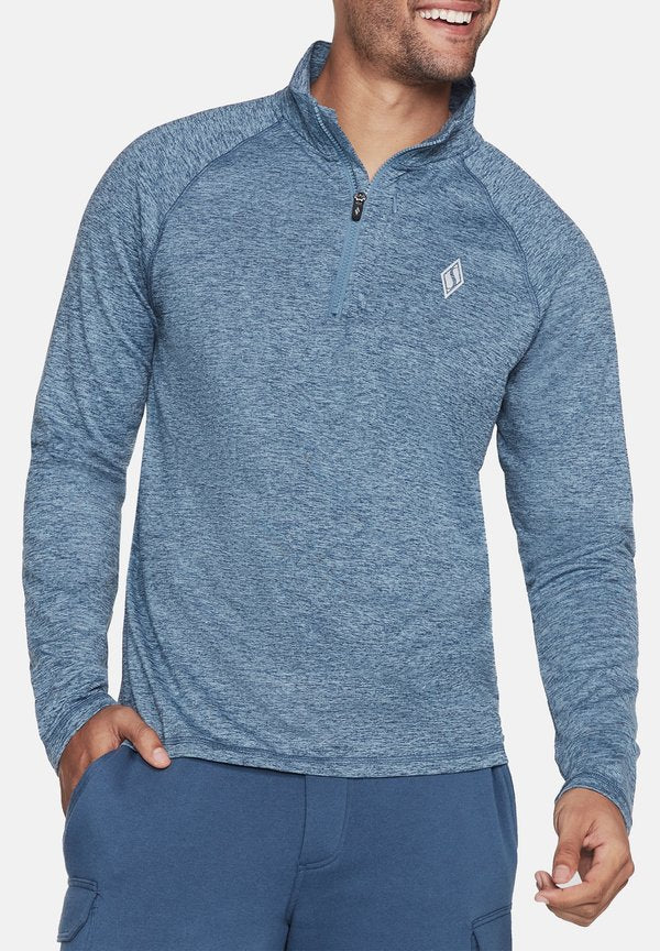 Skechers ULTRA GO  - Long sleeved top - light blue/white