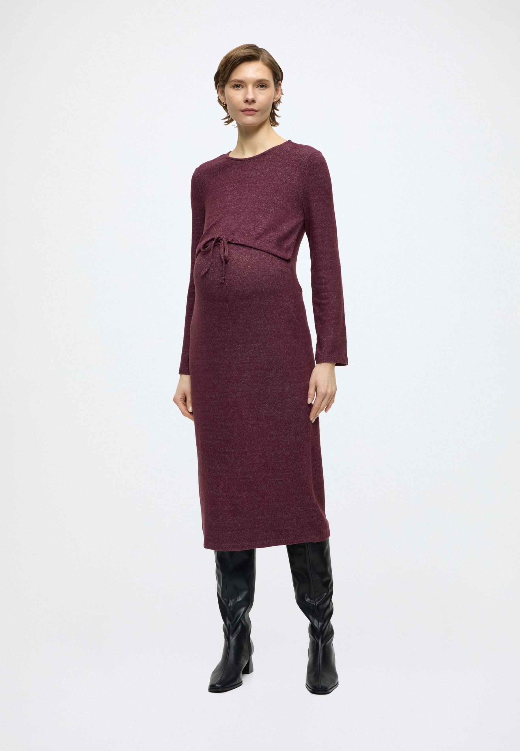 MAMALICIOUS MLALICE JUNE LS JRS MIDI DRESS