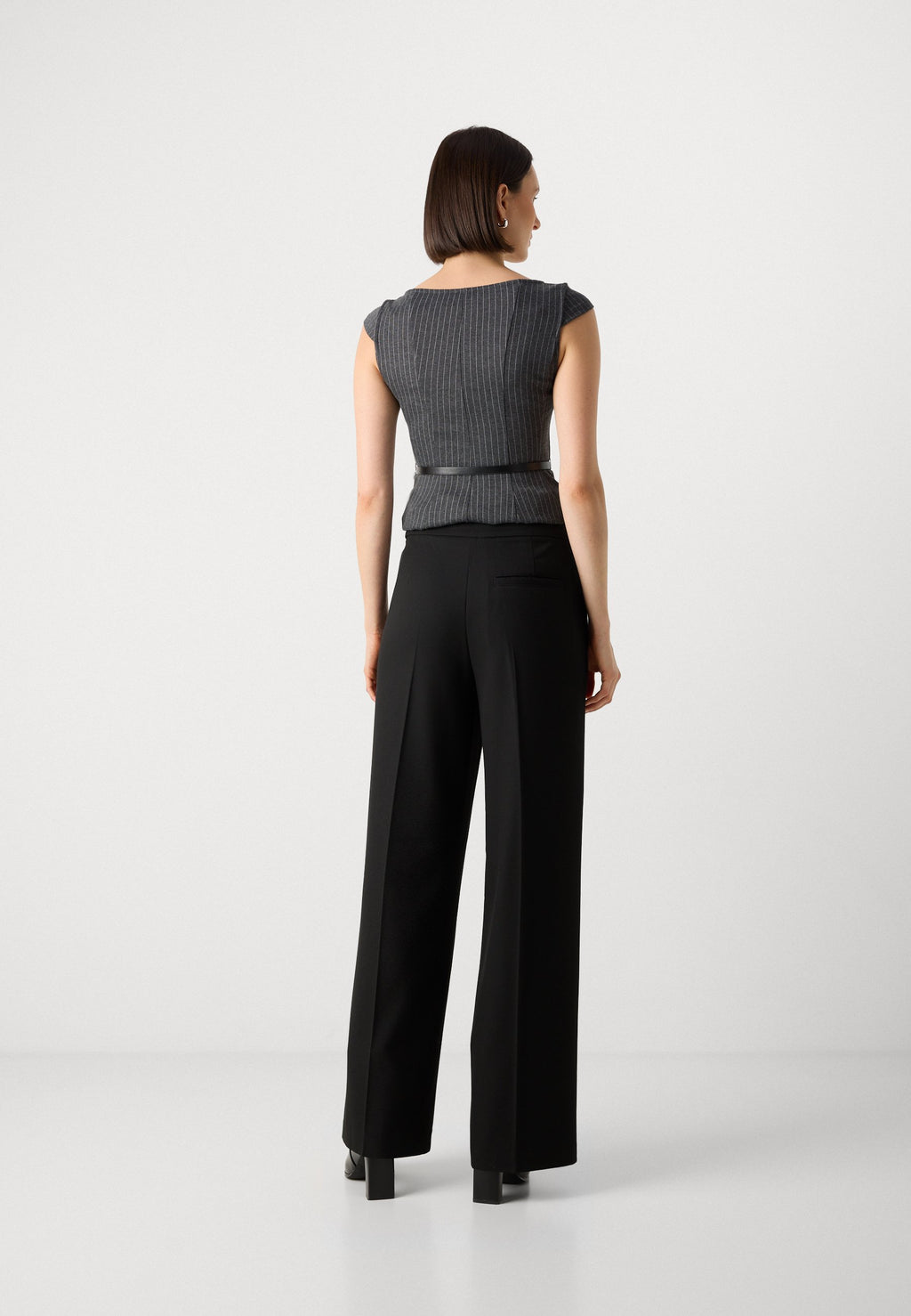Marc O'Polo PANTS LONG LEG CULOTTE FITTED AT WAIST WAISTBAND ZIP FLY