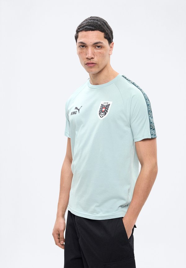 Puma AUSTRIA ÖFB KING TEE - National team wear - modern mint/black