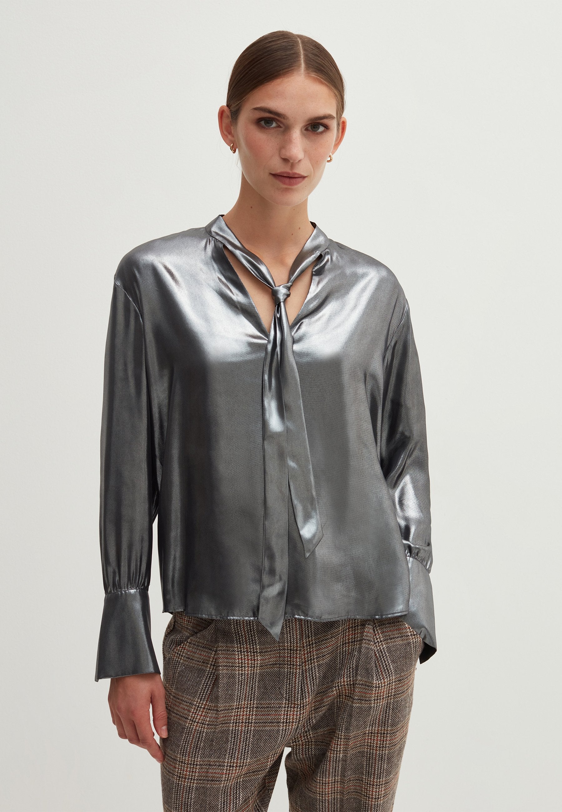 Stefanel LAMINATED  WITH SCARF