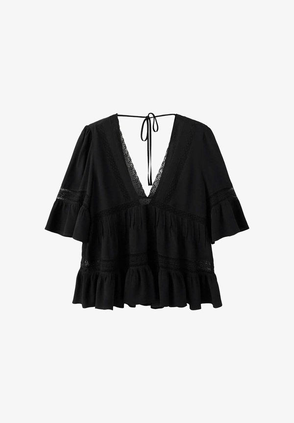 Mango ADULT - Blouse - black