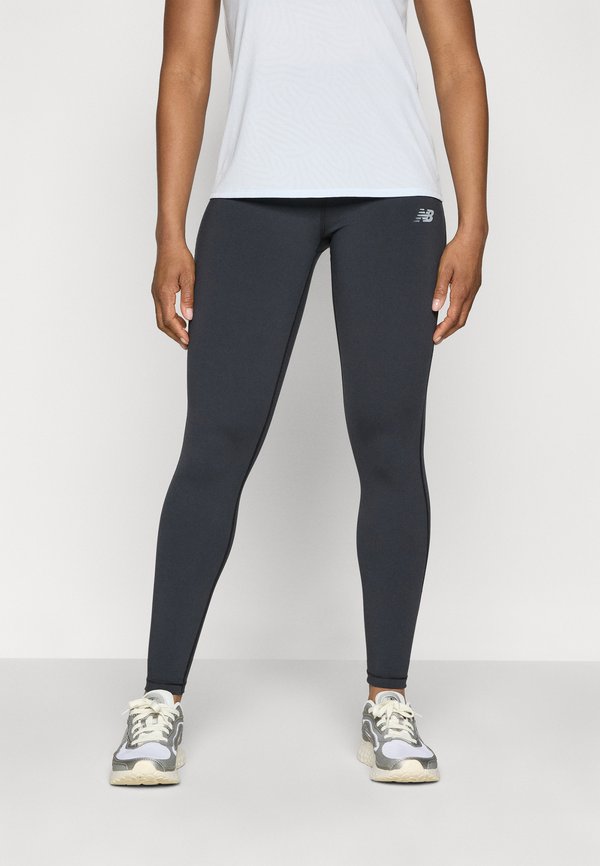 New Balance SLEEK HIGH RISE LEGGING - Running tights - black