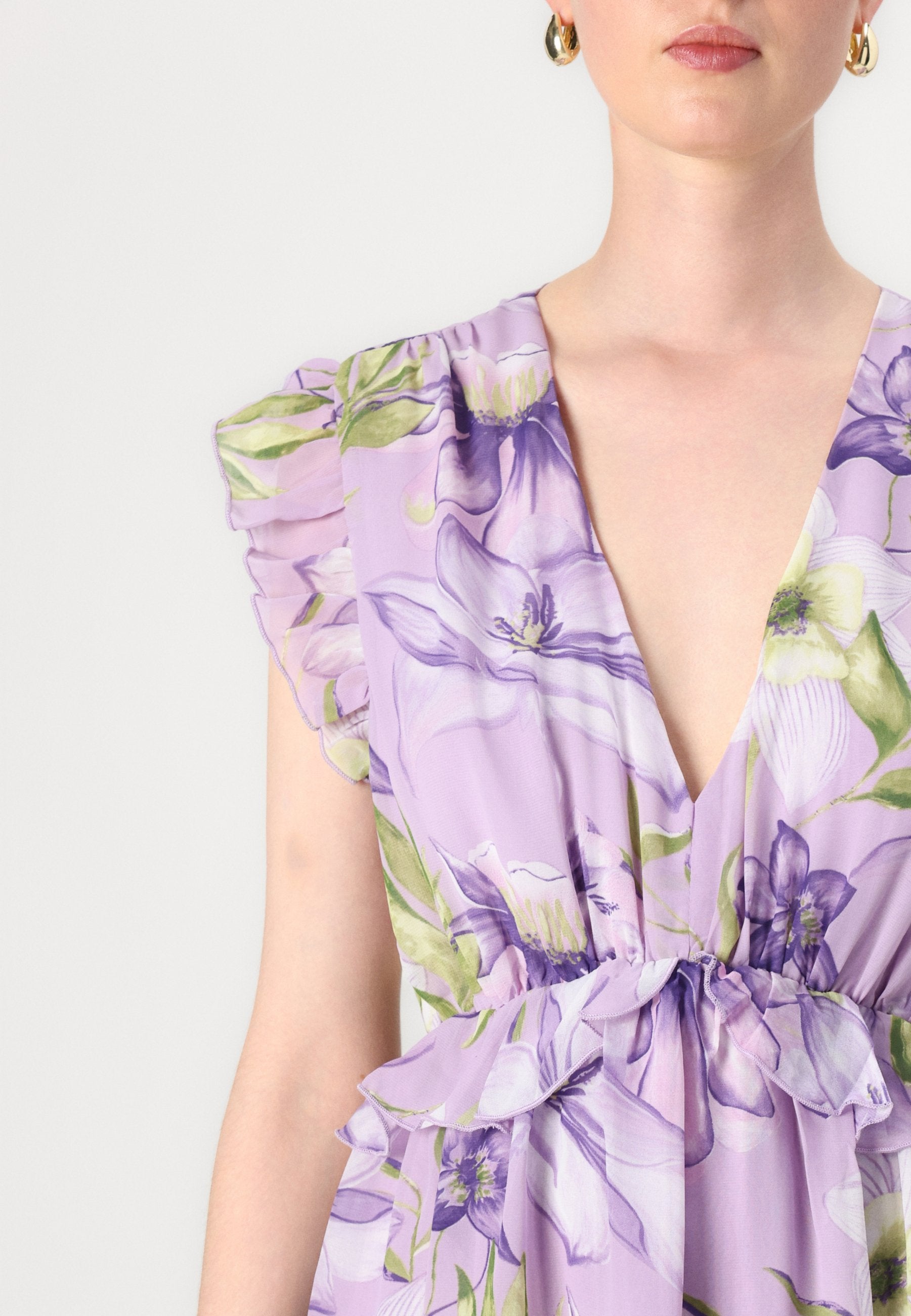 VILA VIALICE FRILL ANKLE DRESS